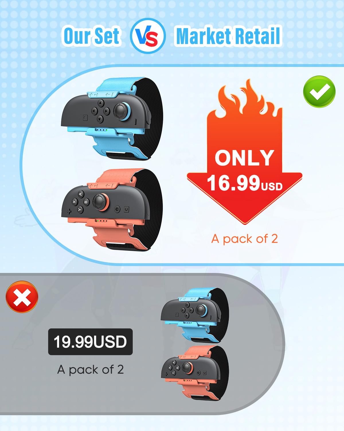 おもちゃ Switch Amazon.com: [for Switch 2/1] Wrist Bands for Nintendo Switch 2